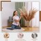 7 Pcs 45" Faux Pampas Grass – Fluffy Artificial Pompous Grass for Tall Floor Vase, Non-Shedding Home Decor, Boho Wedding Flowers, Baby Shower Centerpieces, Bedroom & Living Room Decor (Brown)